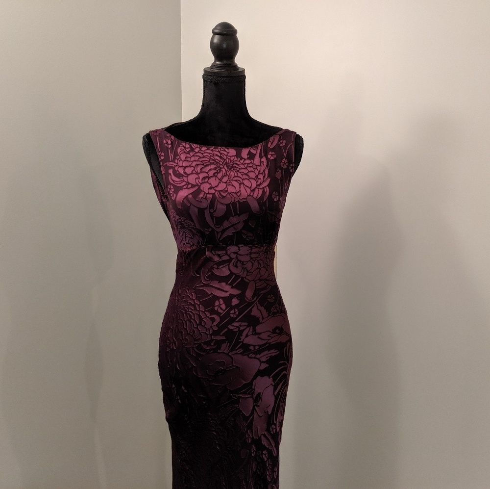 Nicole Miller velvet gown